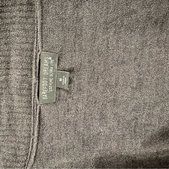 Barefoot Dreams Cozychic Ultralite tie front cardigan with pockets size M EUC - Picture 6 of 8